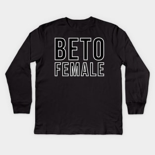 Beto Female Kids Long Sleeve T-Shirt